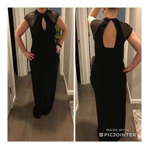 Black formal dress